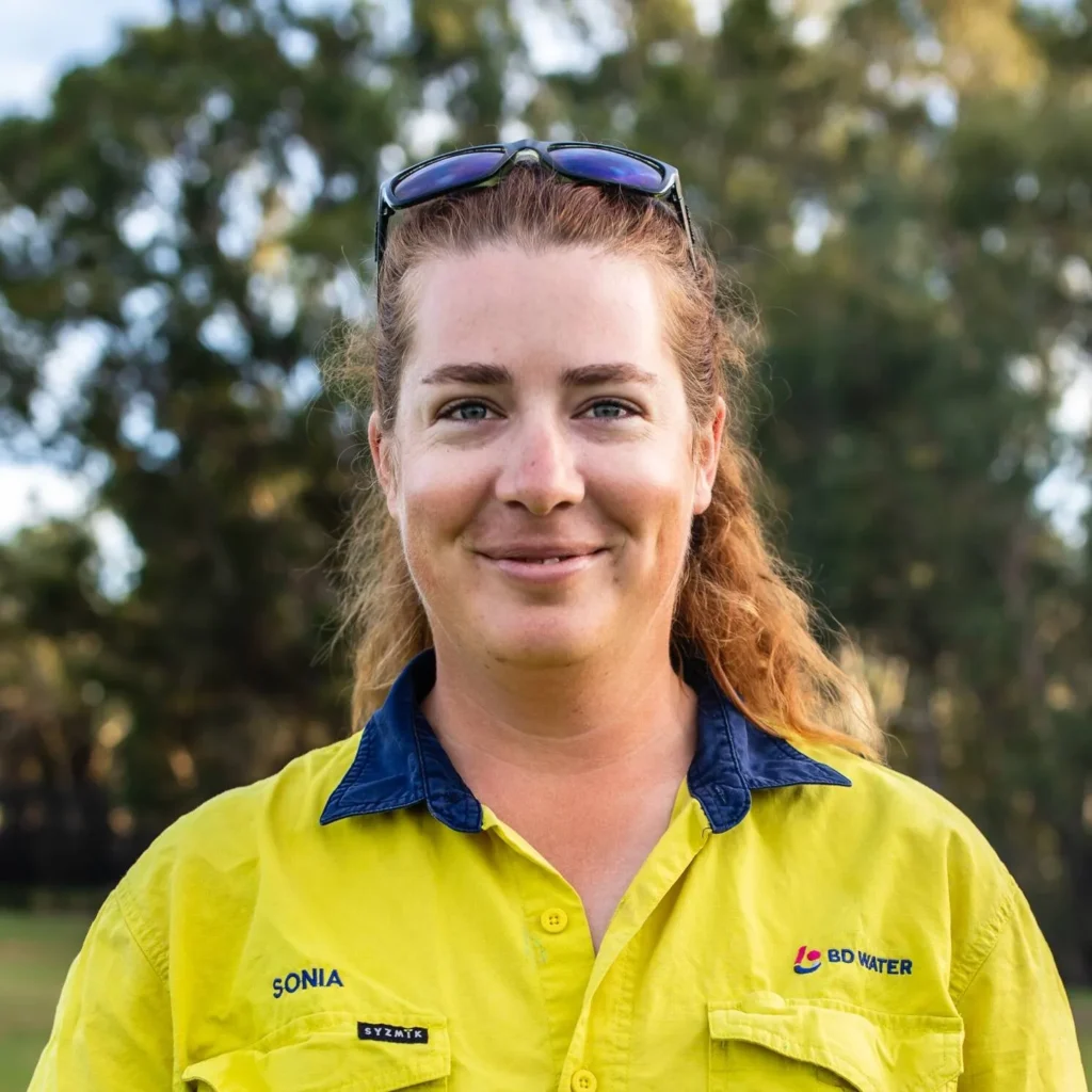 Women in yellow safety shirt